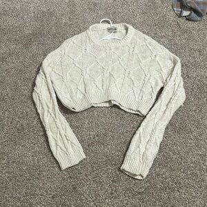 urban outfitters ts cropped knit sweater